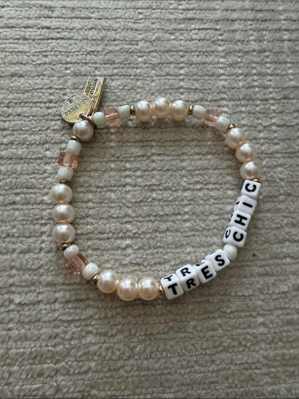 Little Words Project 'TRES CHIC' Emily in Paris Bracelet